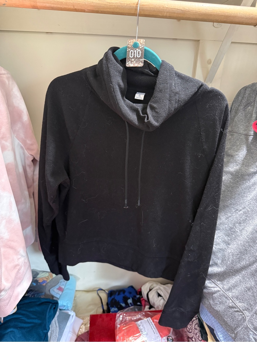 010 Old Navy Black Cowl Neck Pullover Sweater
